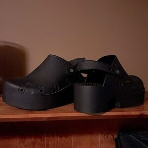 Black clogs